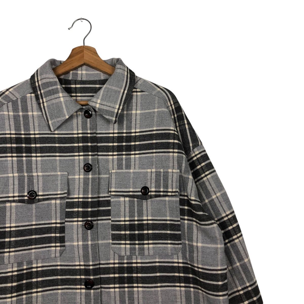 Japanese Brand 📌Vintage Button Jacket Tartan Design GU Japan Issey Miyake Size US XL / EU 56 / 4 - 7 Thumbnail