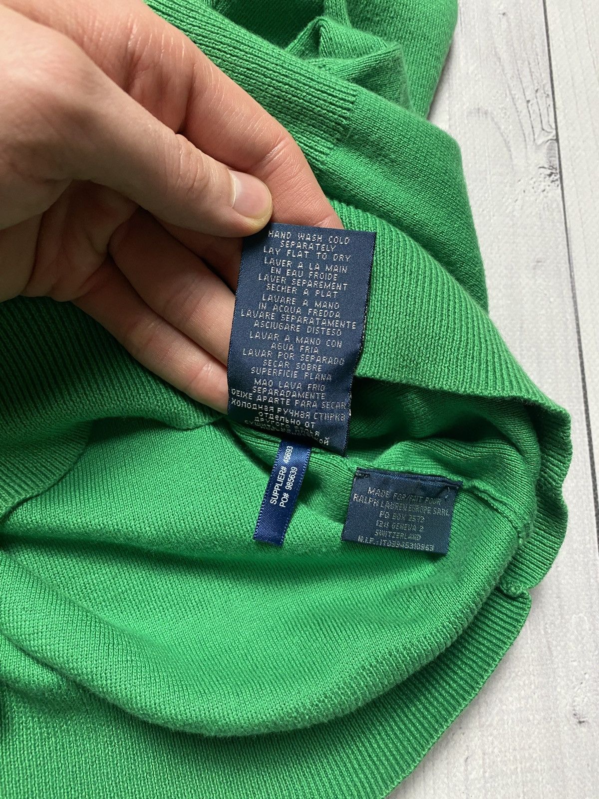 Polo Ralph Lauren Vintage Ralph Lauren sweater green Size US M / EU 48-50 / 2 - 5 Thumbnail