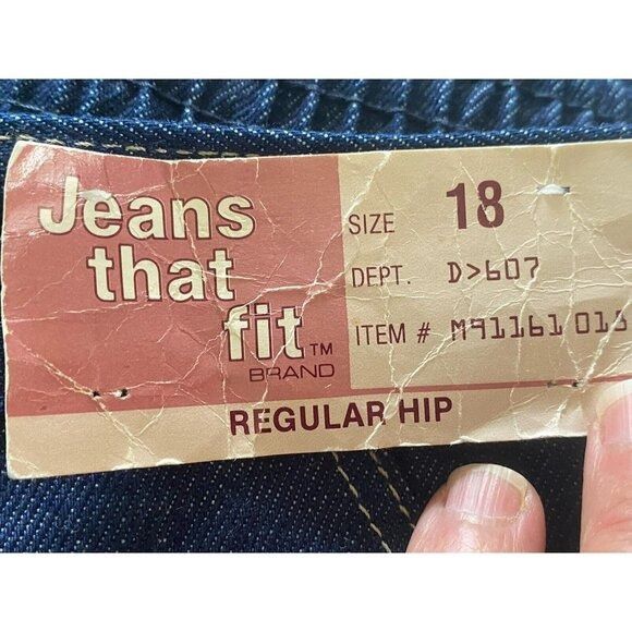 Sears Vintage Sears Jeans That Fit Sz 18 Plus Average Regula High Size 32" / US 10 / IT 46 - 14 Thumbnail