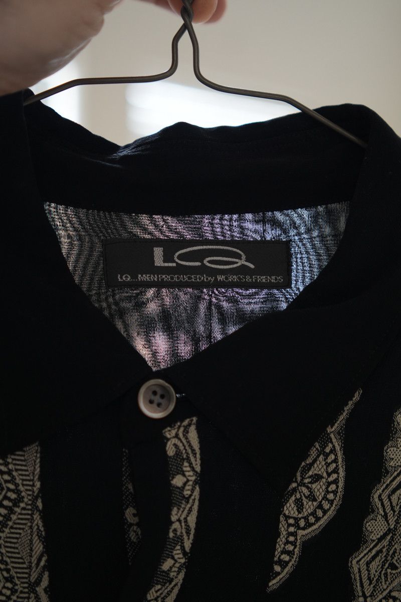 Yohji Yamamoto LQ Men // 80's Rayon Lace Button-up Size US L / EU 52-54 / 3 - 2 Thumbnail