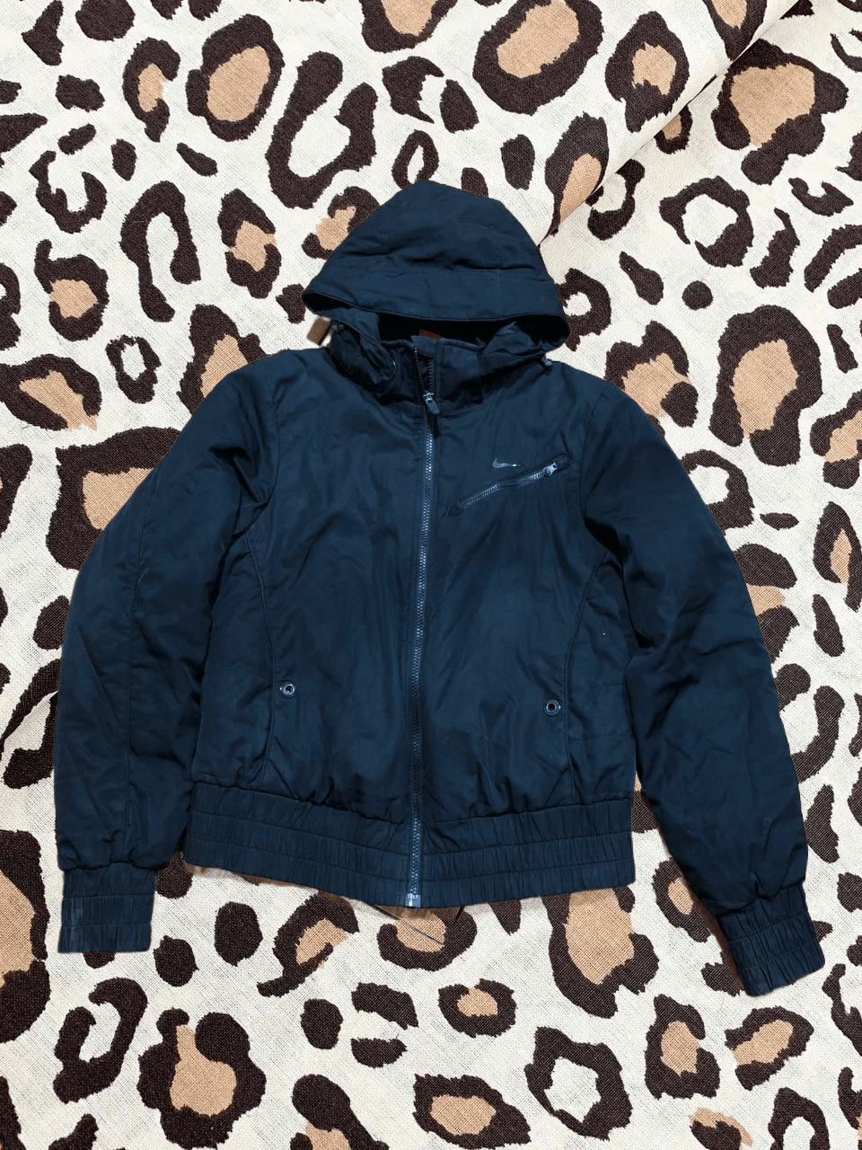 Nike Vintage Nike Vintage Full Black Jacket SIZE 8-10 Size M / US 6-8 / IT 42-44 - 1 Thumbnail