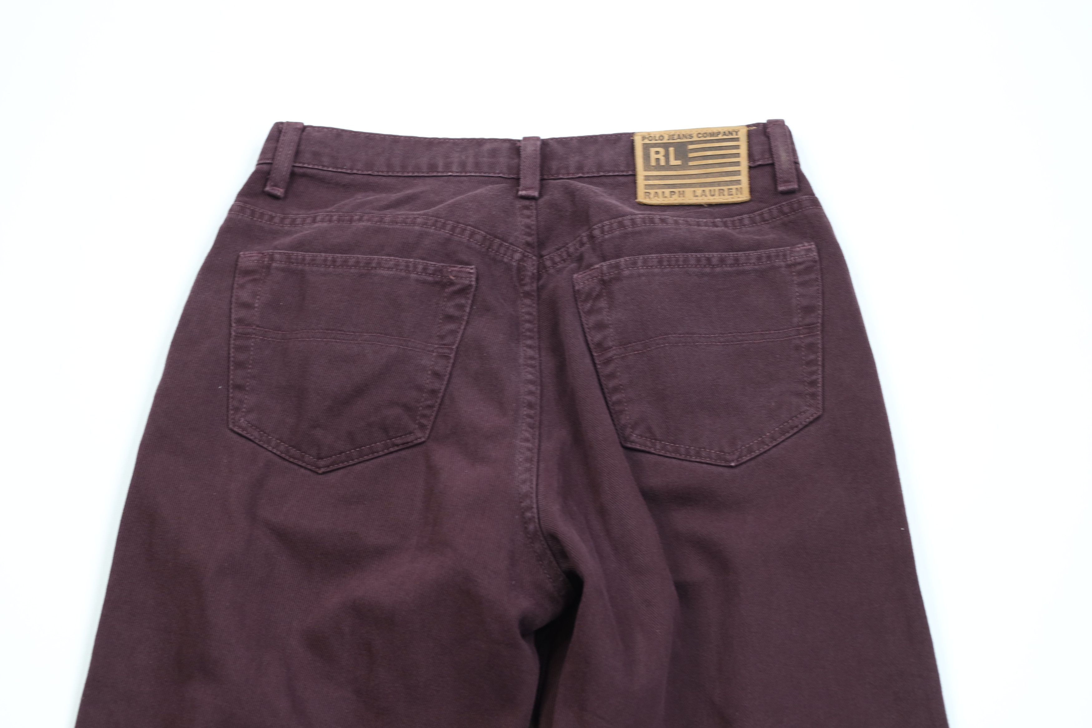 Ralph Lauren × Vintage Vintage 90s Ralph Lauren Relaxed Straight Leg Jeans Purple Size 32" / US 10 / IT 46 - 12 Thumbnail