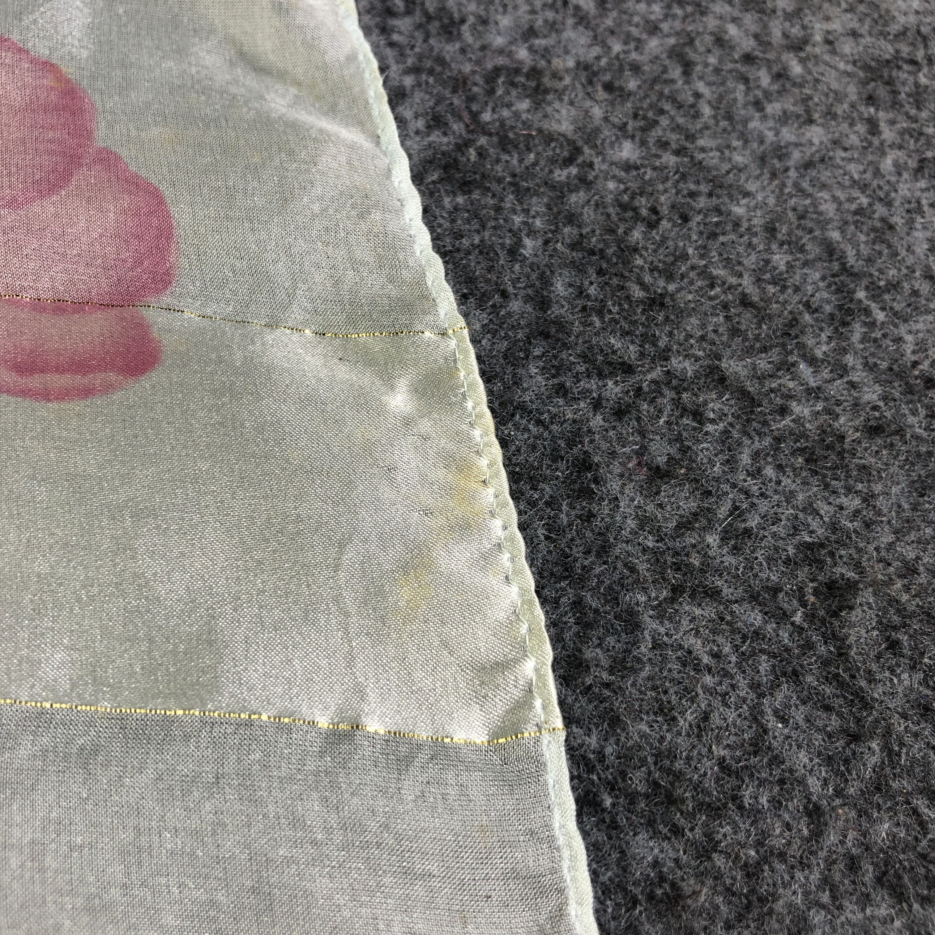 Japanese Brand Philippe Venet Floral Silk Scarf M985 Size ONE SIZE - 11 Thumbnail