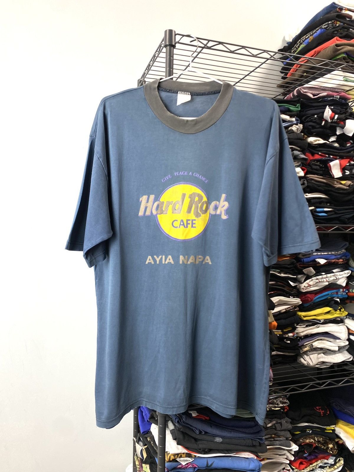 Hard Rock Cafe Vintage 80-90’s Hard Rock Cafe Ayia Napa TShirt Size US L / EU 52-54 / 3 - 1 Thumbnail