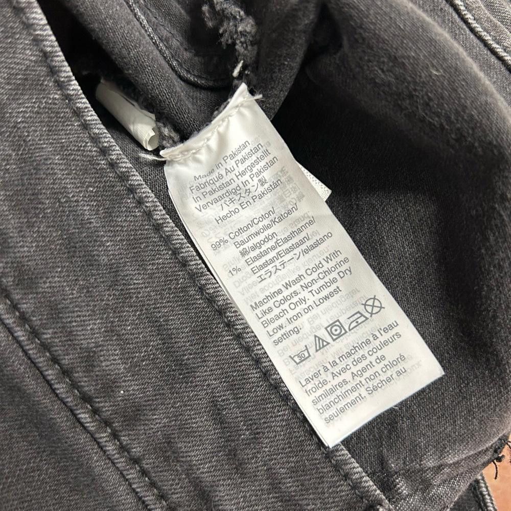 Madewell Madewell l Black Denim Front Button Aline Mini Skirt Size 26 Size 26" / US 2 / IT 38 - 7 Thumbnail