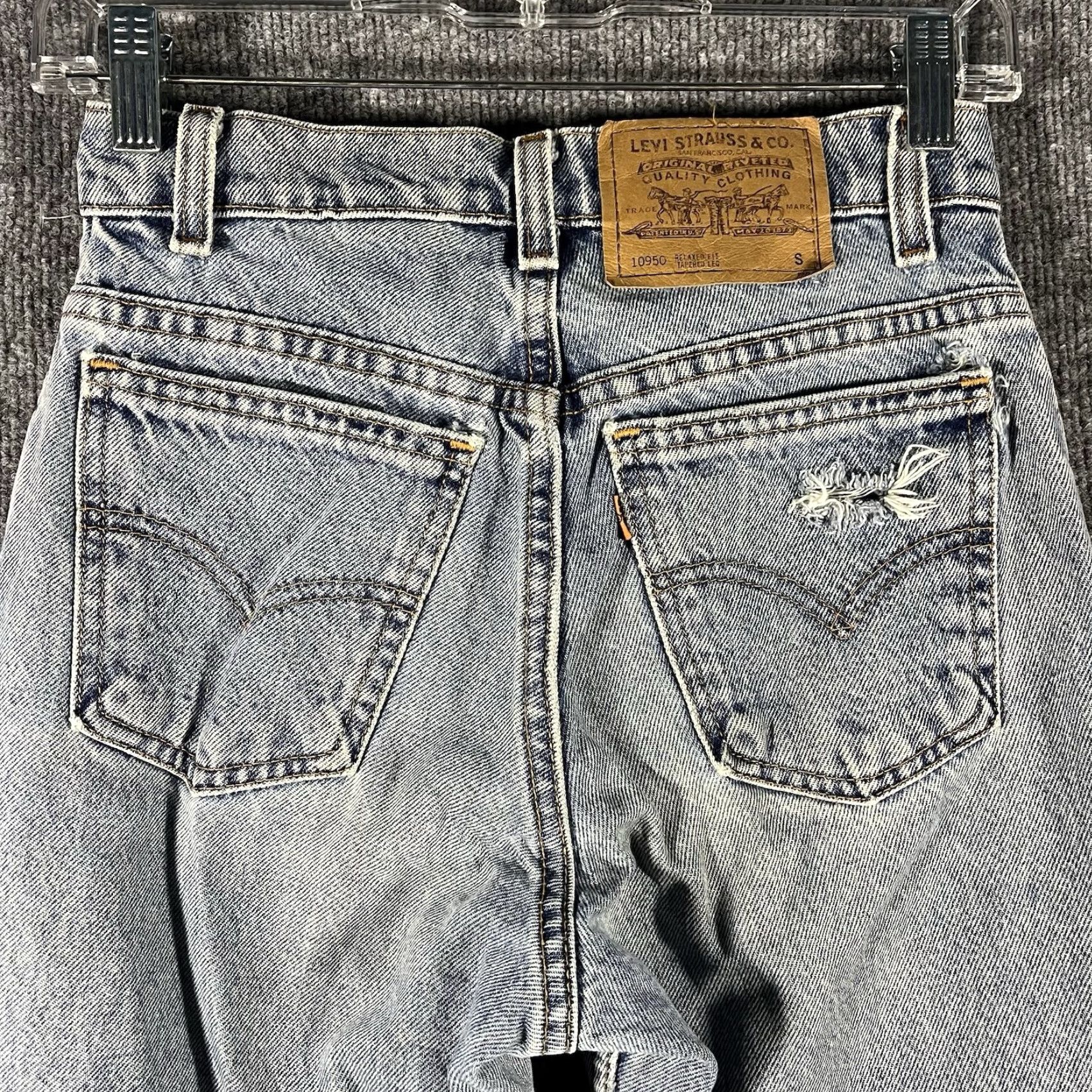 Levi's Levi's 950 Orange Tab Relaxed High Rise Vintage Denim Jeans Womens 26x27 Actual Size 26" / US 2 / IT 38 - 2 Thumbnail