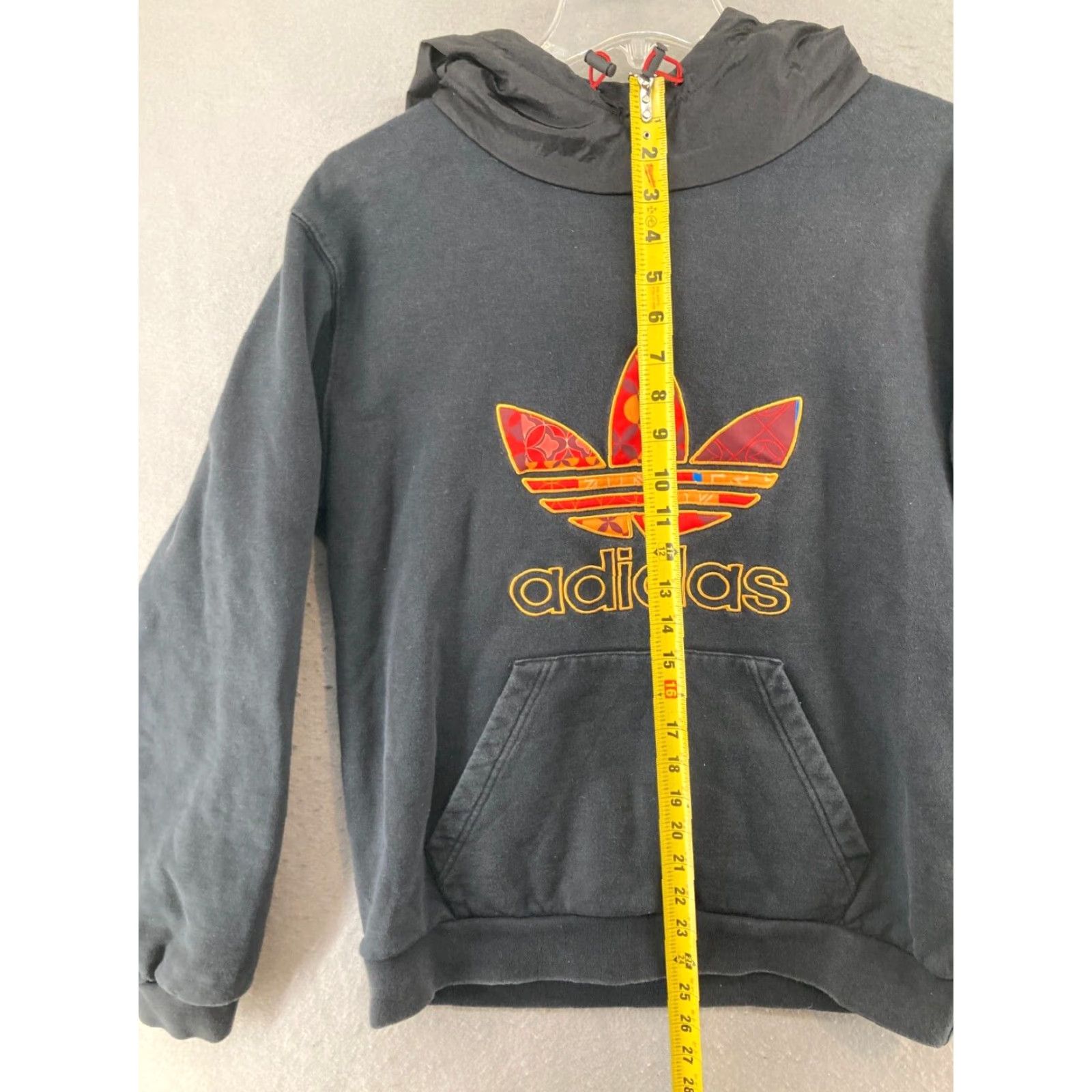 Adidas Adidas Men's Hoodie Medium Black Embroidered Athletic Pullover Size US M / EU 48-50 / 2 - 3 Thumbnail