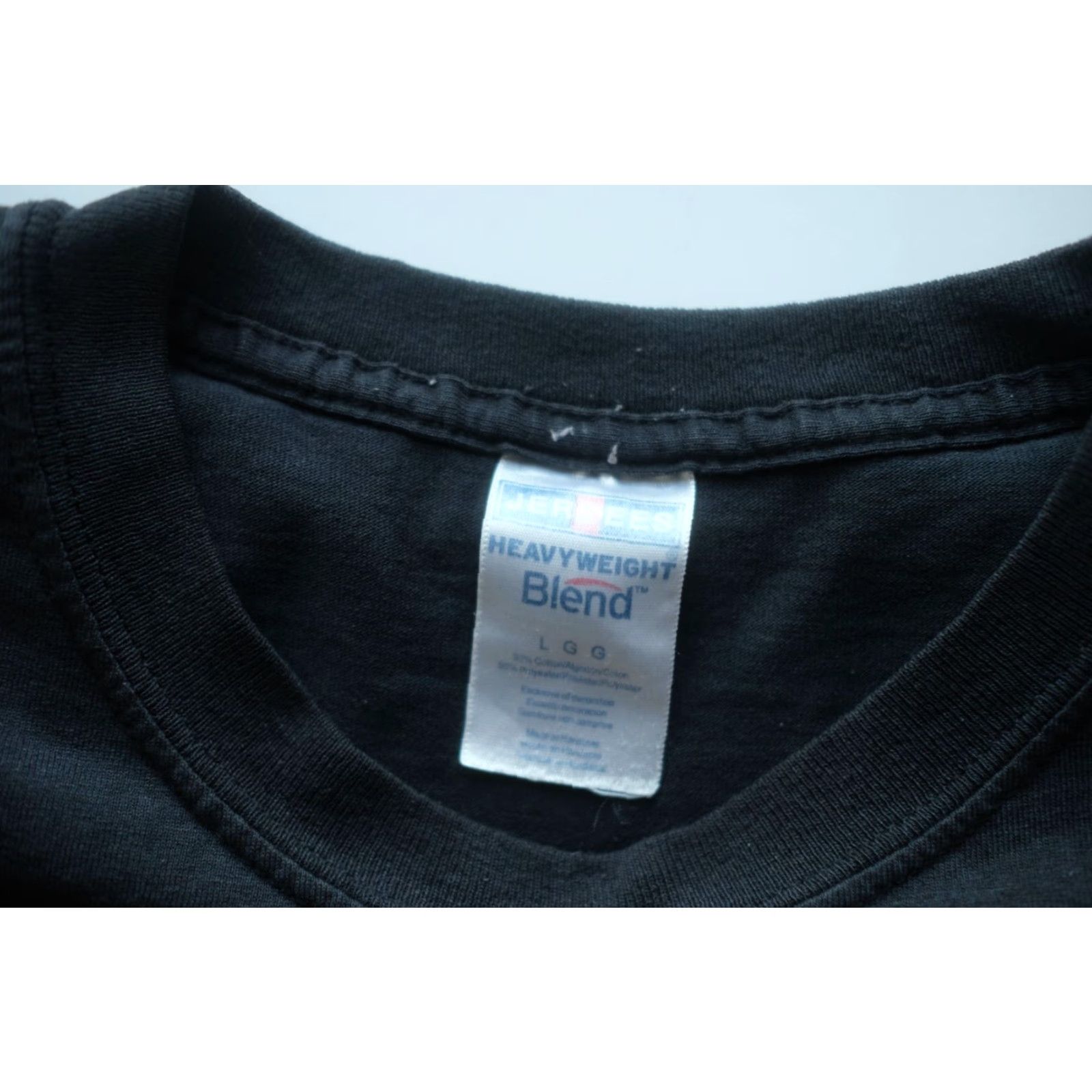 Jerzees VINTAGE JERZEES T SHIRT MEN American Legion Veterans Support VTG 1990s Black SZ L Short Sleeve Crew Neck USA Size US L / EU 52-54 / 3 - 7 Thumbnail