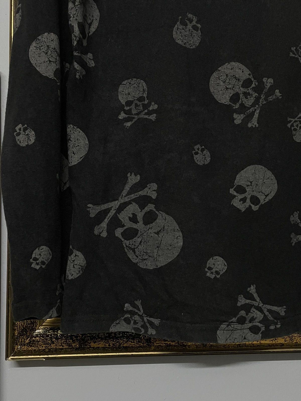 Designer × Japanese Brand × Vintage Vintage 1990s Japan Designer Gang Brister Fullprint Skull Size US M / EU 48-50 / 2 - 8 Thumbnail