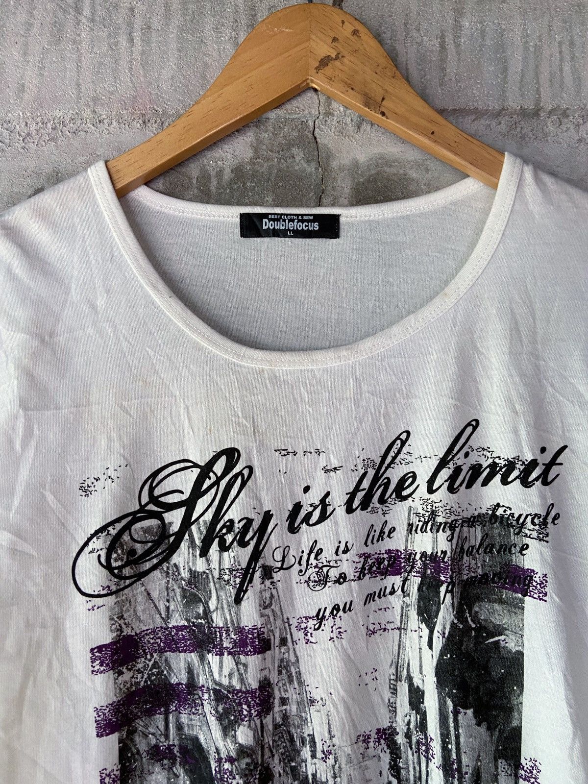 Japanese Brand 🌸SKY IS THE LIMIT YOU HAVE TO BE AFRAID OF LONG SLEEVE Size US M / EU 48-50 / 2 - 6 Thumbnail