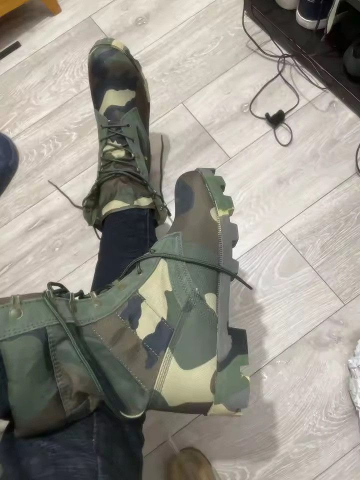 Japanese Brand Canvas Camouflage Tactical Combat Size US 9 / EU 42 - 2 Thumbnail