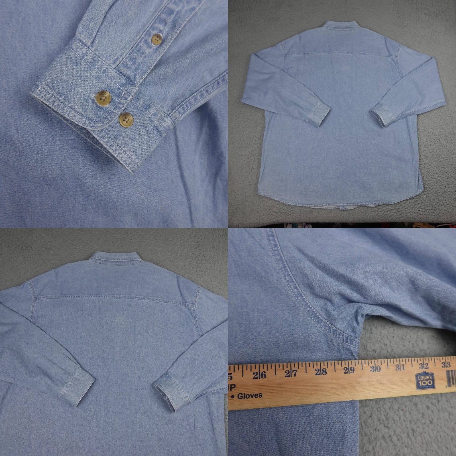 Chase Authentics VINTAGE Chase Authentics Shirt Mens 2XL Denim Interstate Batteries 500 90s Size US XXL / EU 58 / 5 - 8 Thumbnail