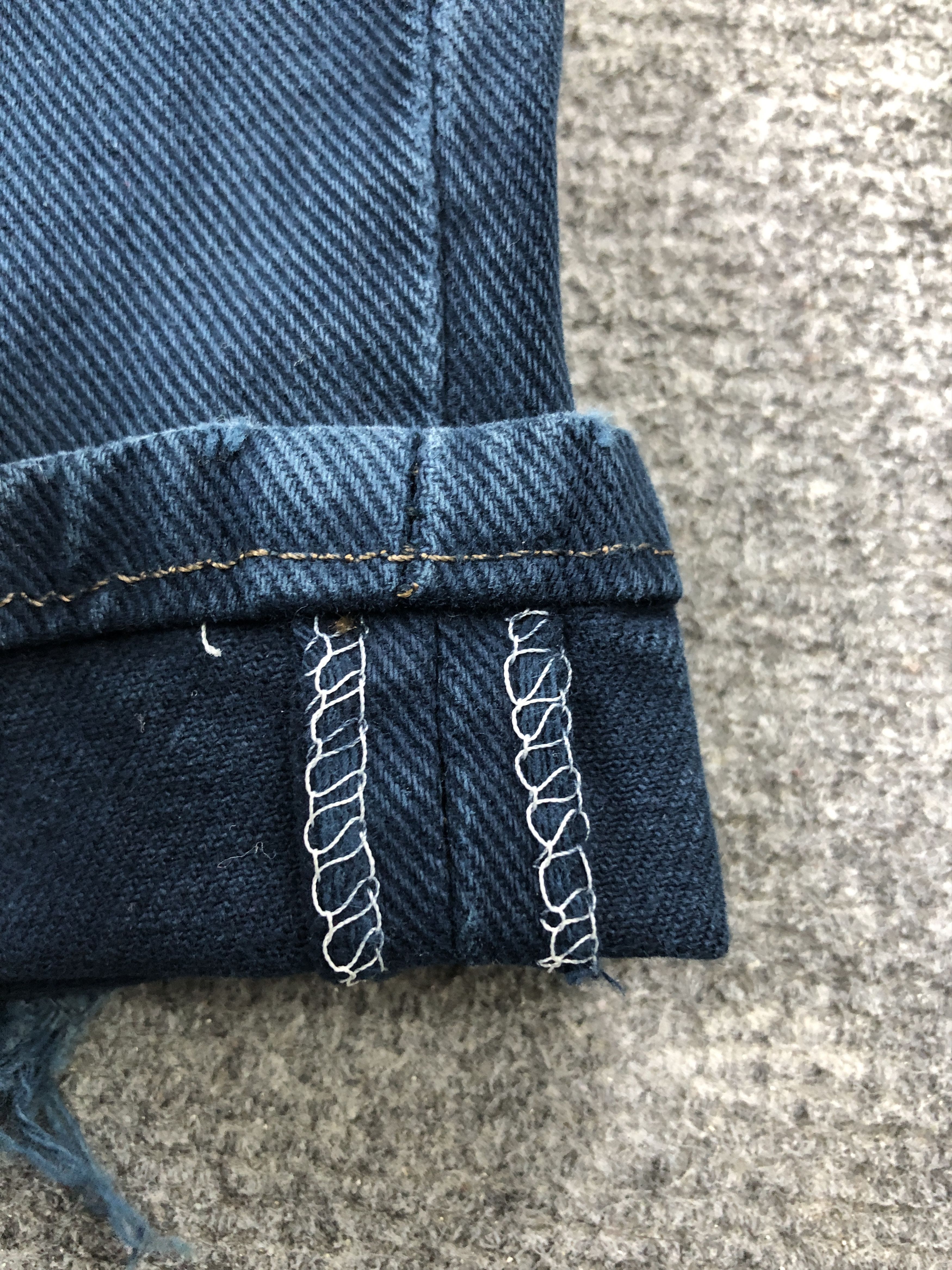 Levi's Vintage 90s Levis 550 Dark Blue Jeans DP2536 Size US 32 / EU 48 - 8 Thumbnail