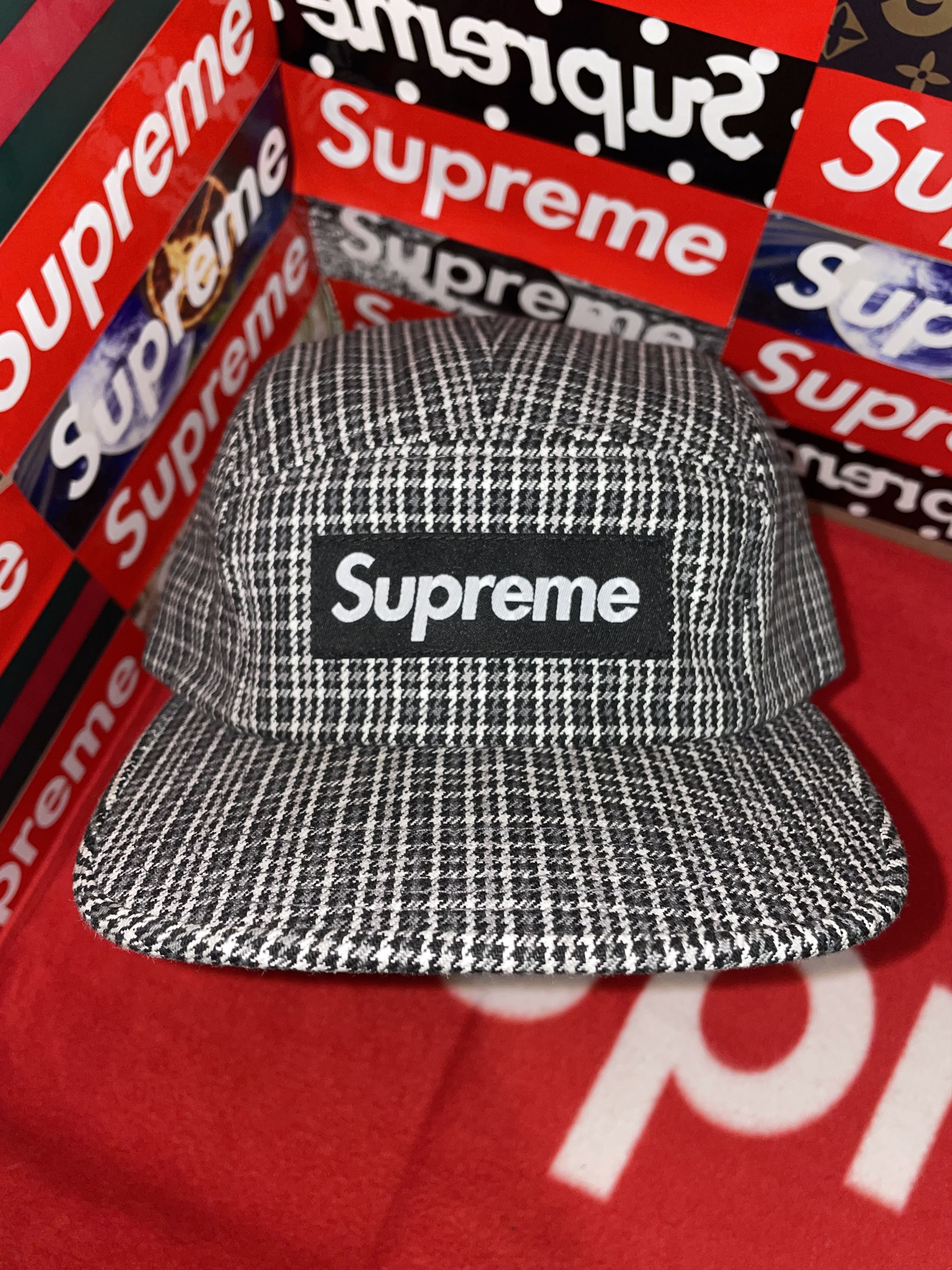 image of Supreme Ss Race Camp Cap Ss10 New in Black, Men's