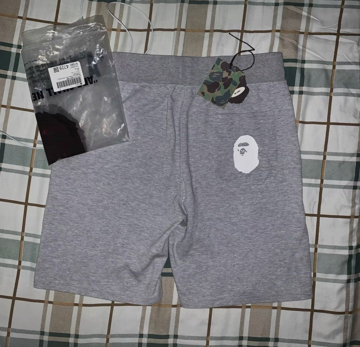 Bape BAPE OG Nigo era grey shorts Size US 38 / EU 54 - 9 Thumbnail