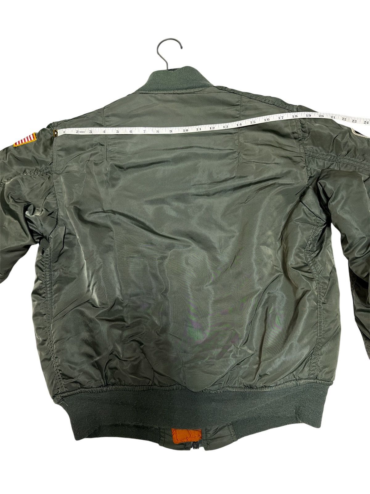 Vintage "Vintage US Military MA-1 Bomber Jacket Flight Nylon Green" Size US M / EU 48-50 / 2 - 13 Thumbnail