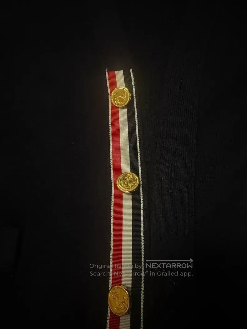 Thom Browne Thom Browne Knitted gold button cardigan Size US M / EU 48-50 / 2 - 2 Thumbnail