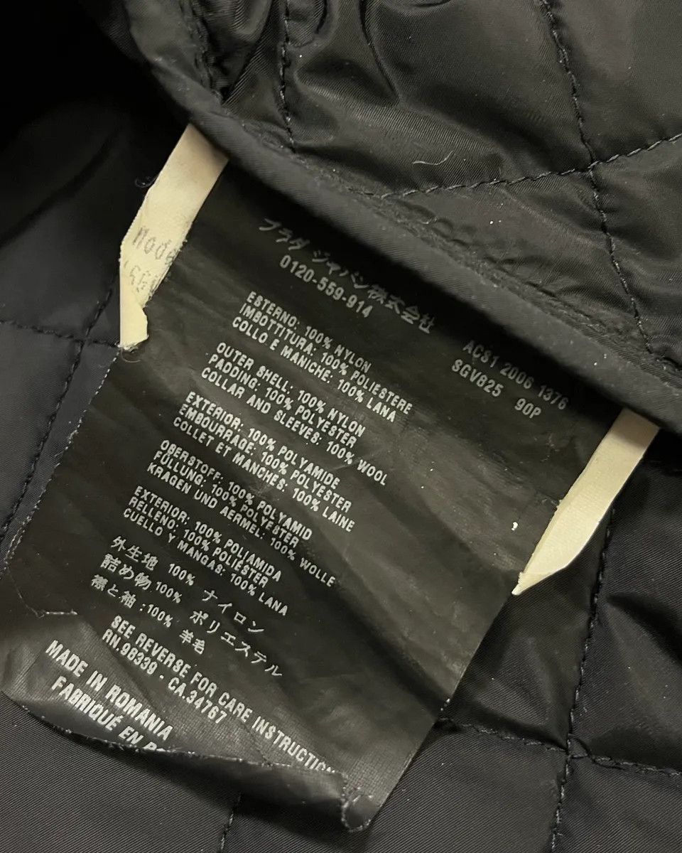 Prada AW2006 Prada Black Nylon Quilted Hybrid Jacket Size US L / EU 52-54 / 3 - 10 Thumbnail
