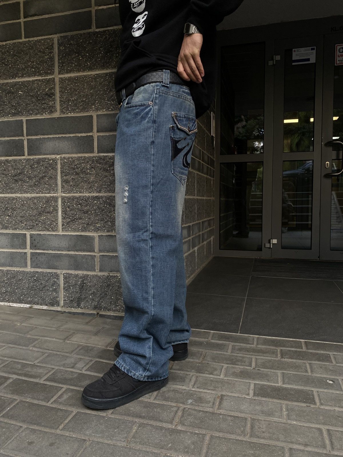 FUSAI × Japanese Brand × Vintage FUSAI Japanese Denim Pants y2k baggy drip Archive jeans Size US 40 / EU 56 - 3 Thumbnail