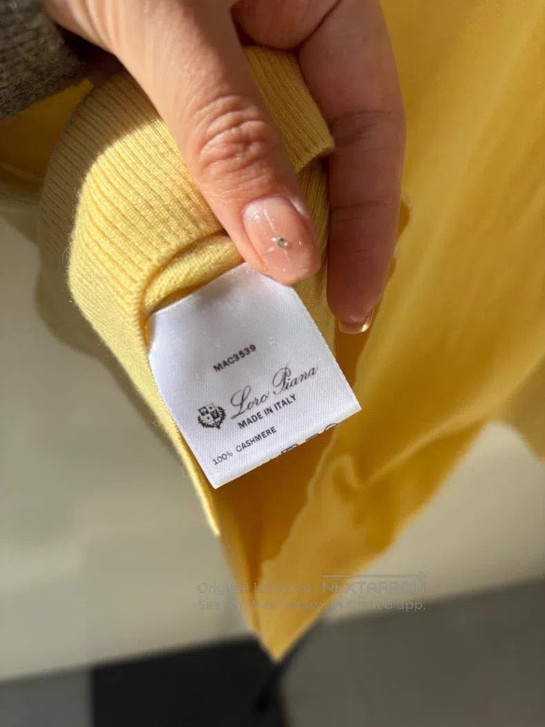 Loro Piana Loro Piana 100% Cashmere Goat Hair Short Sleeve Knit Top i Size XS / US 0-2 / IT 36-38 - 4 Thumbnail