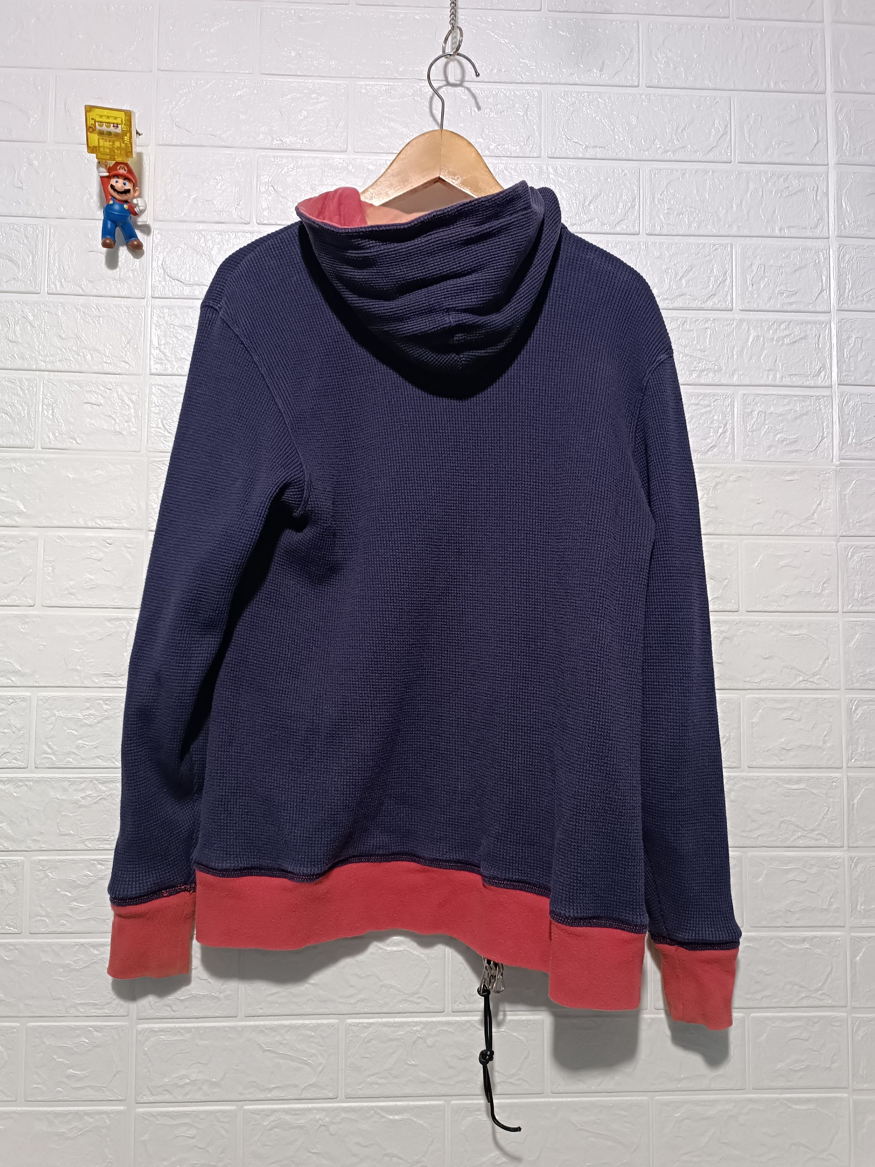 Nigel Cabourn Sun Fade Thermal Lined Reversible Zip-Up Hoodie Size US M / EU 48-50 / 2 - 6 Thumbnail