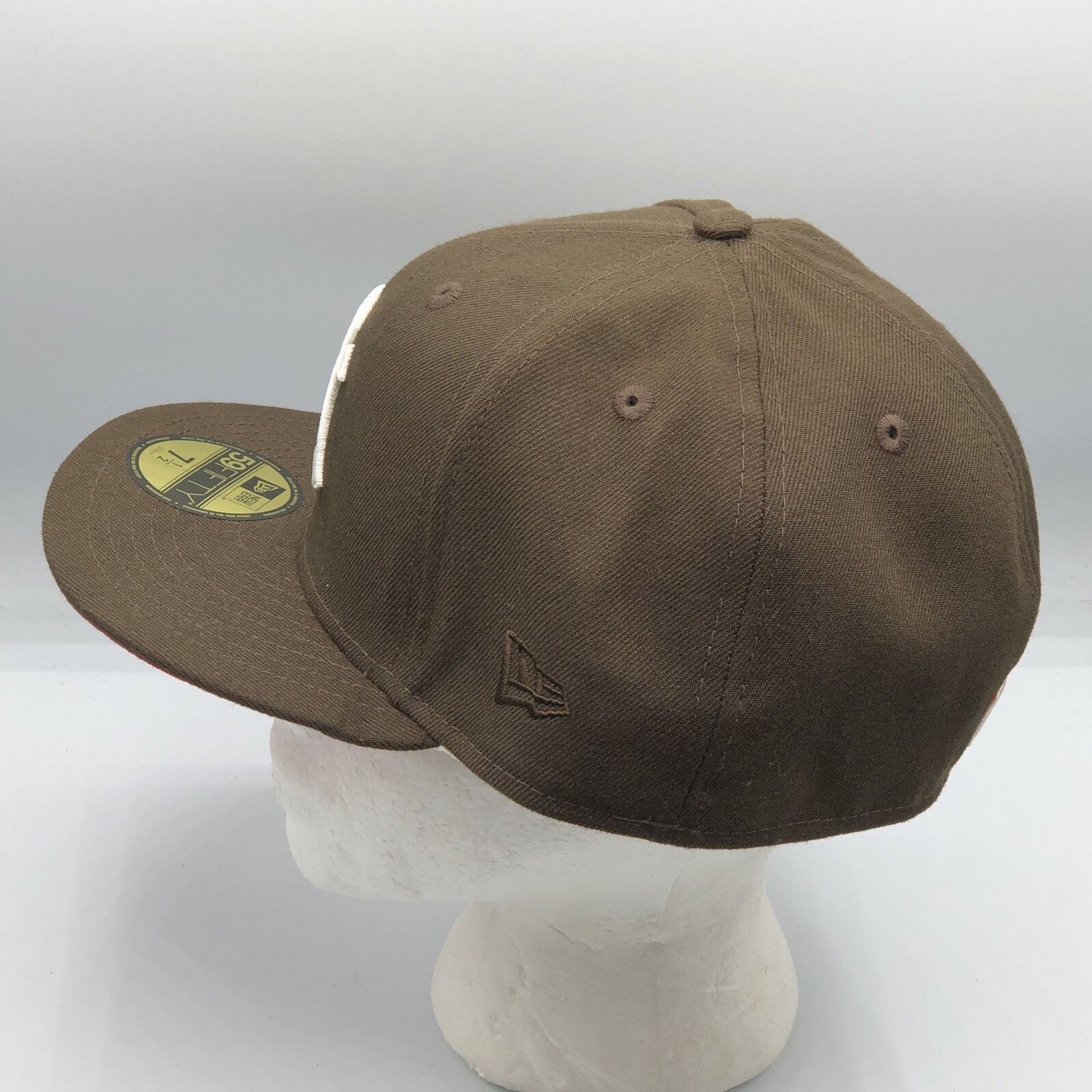 New Era New York Yankees New Era 1950 World Series Brown Fitted Hat Size ONE SIZE - 5 Thumbnail
