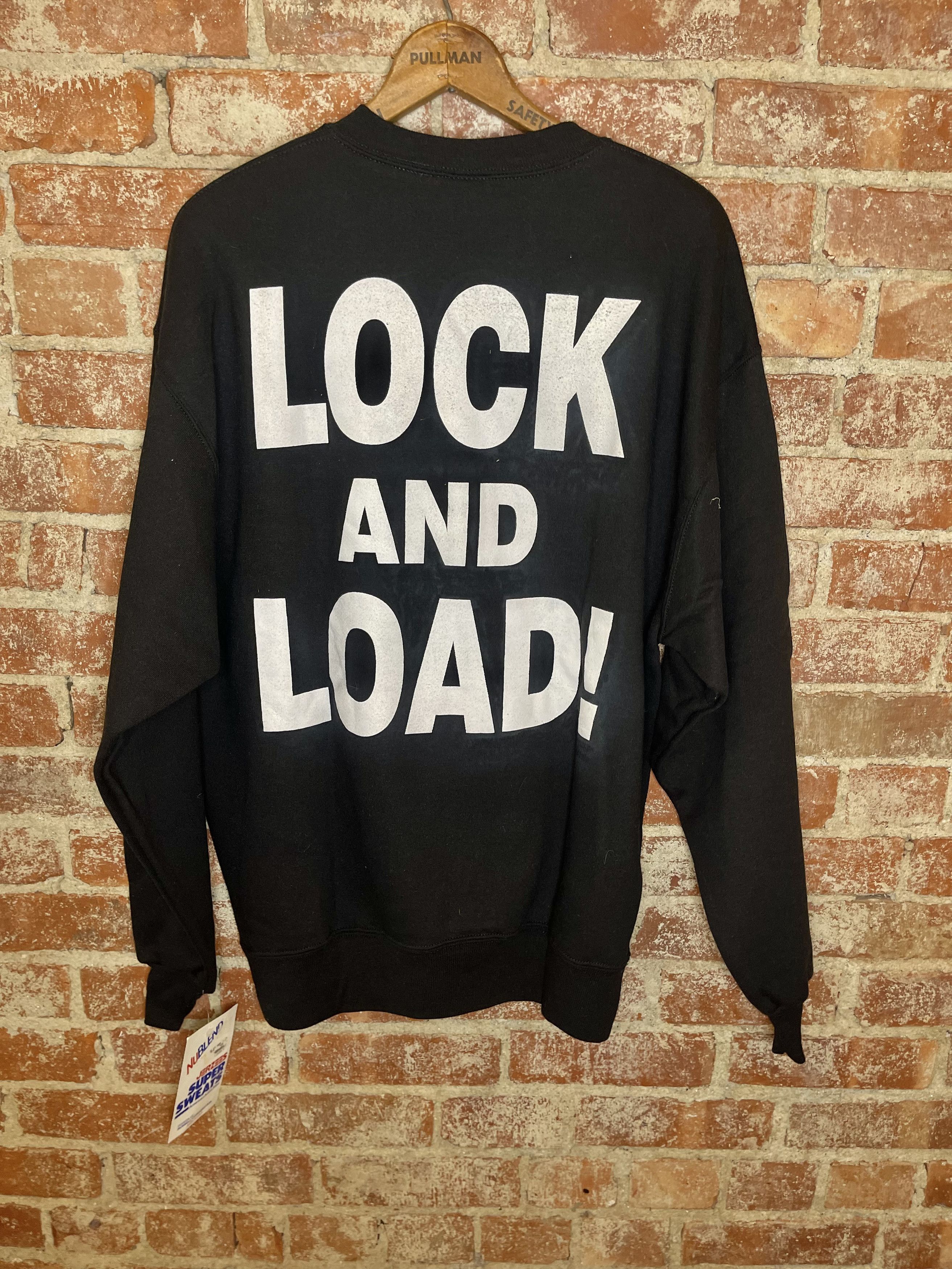 Vintage Vintage Lock & Load 90's Pistol Gun Hunting Sweatshirt Size US L / EU 52-54 / 3 - 1 Thumbnail