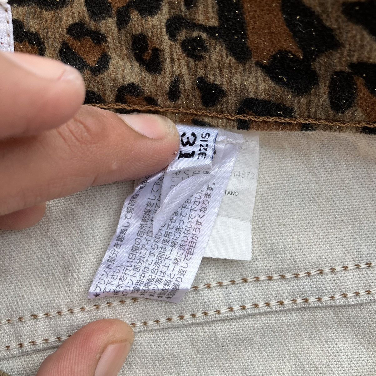 Designer × Krizia Uomo × Vintage KRIZIA JEANS CAMO TIGER STRETCH PANTS Size 31" - 5 Thumbnail