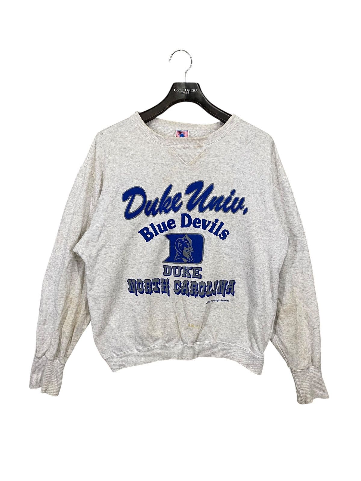 Other Vintage 1992 american duke univ blue devils sweatshirt Size US L / EU 52-54 / 3 - 1 Thumbnail