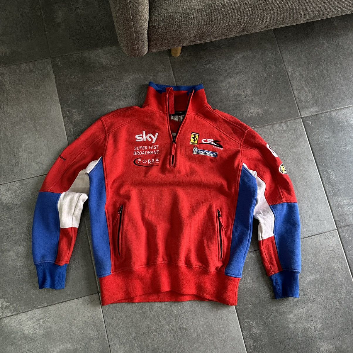 Vintage Vintage Zip 1/4 Zip Sweater Racing Sky Moto FW1 PPG Michelin Size US XL / EU 56 / 4 - 4 Thumbnail
