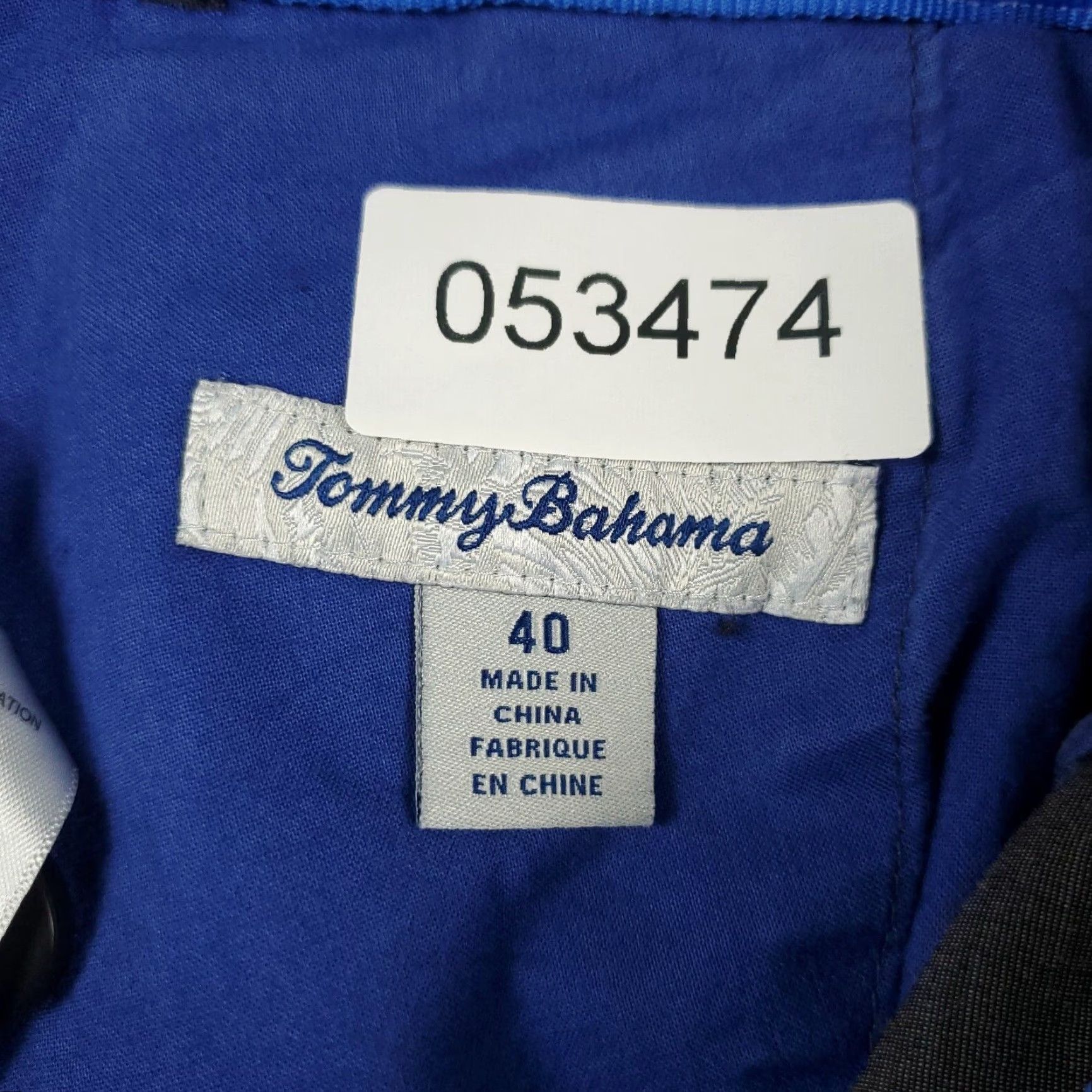Tommy Bahama VINTAGE Tommy Bahama Men's Shorts Size 40 Gray Chino Flat Front Casual Summer Size US 40 / EU 56 - 8 Thumbnail