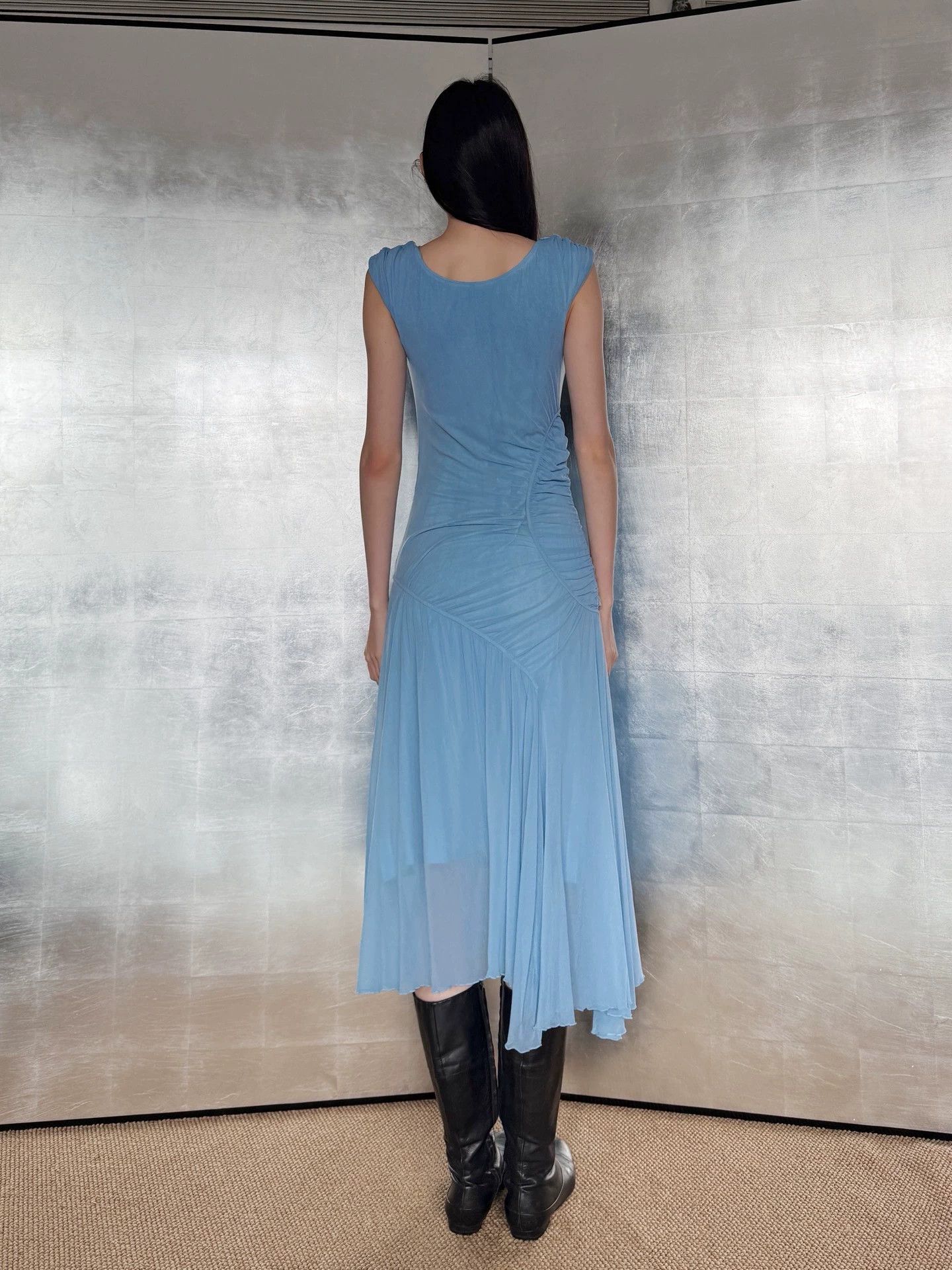 Vintage Vintage French Tulle Waist Tie Crochet 2L Dress Size XXL / US 16-18 / IT 52-54 - 7 Thumbnail
