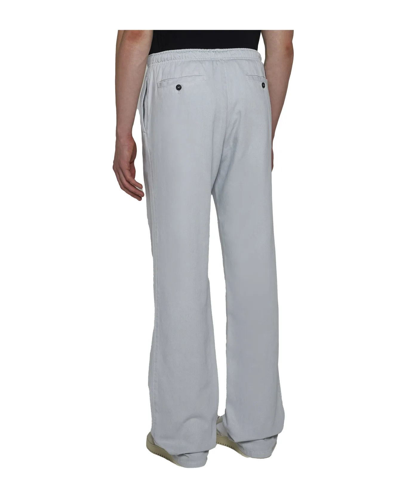 Palm Angels o1y0325 Logo Jogger & Sweatpant in Light Grey Size US 32 / EU 48 - 4 Thumbnail