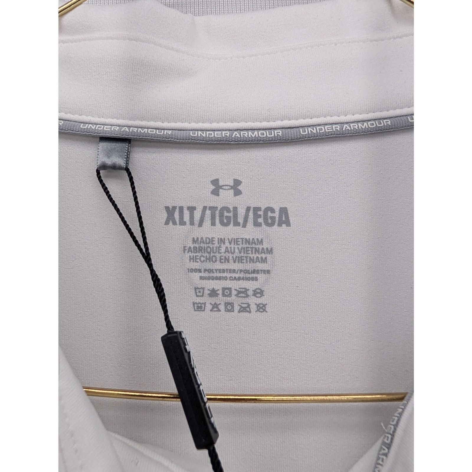 Under Armour NWT Under Armour UA ArmourDry Men's Polo in White size XLT Size US XL / EU 56 / 4 - 7 Thumbnail