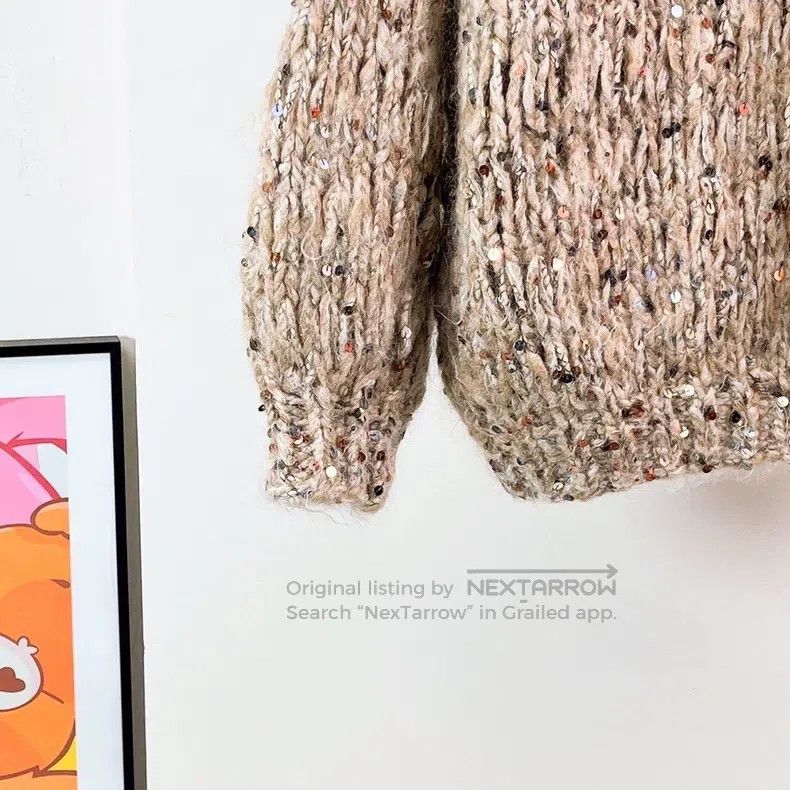Brunello Cucinelli Brunello Cucinelli Colorful Beaded Mohair Wool Sweater Size M / US 6-8 / IT 42-44 - 5 Thumbnail