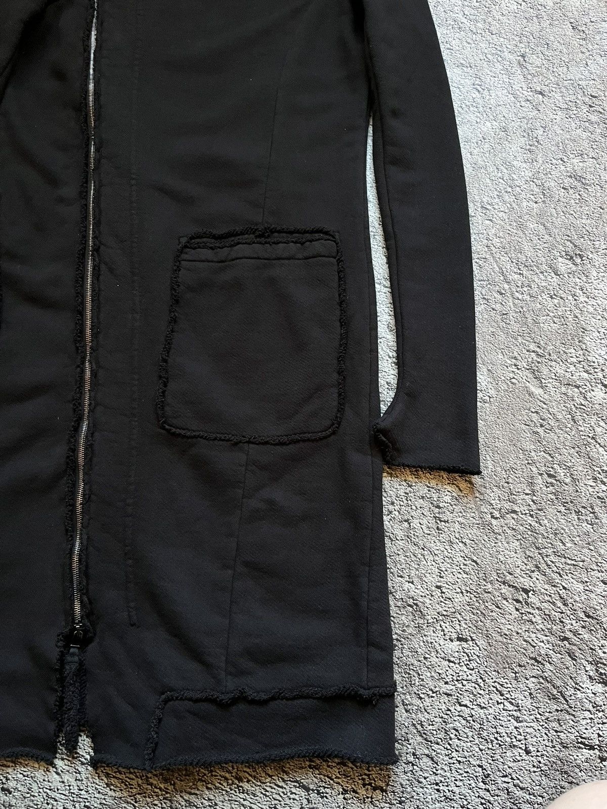 PAL OFFNER Pal Offner Asymmetric Hooded Long Jacket Size 3 (fits M-L) Size M / US 6-8 / IT 42-44 - 3 Thumbnail