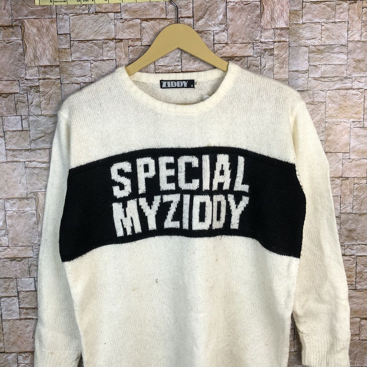 Homespun Knitwear × Japanese Brand Ziddy White Knitwear vintage #A416 Size M / US 6-8 / IT 42-44 - 2 Thumbnail