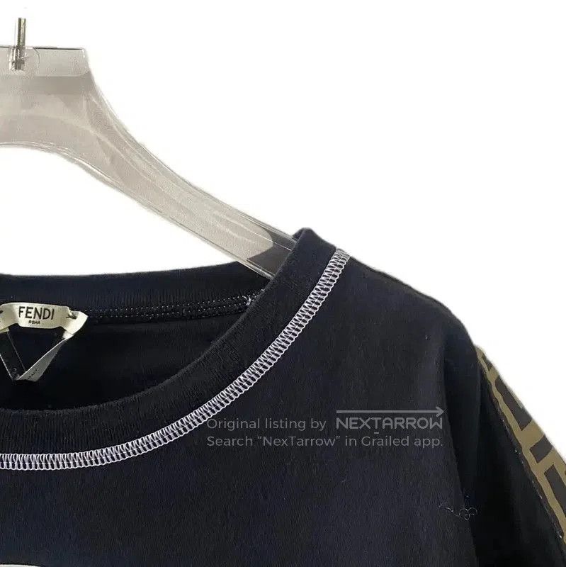 Fendi Fendi Black Cotton Men's T-Shirt L Size . Size US L / EU 52-54 / 3 - 4 Thumbnail