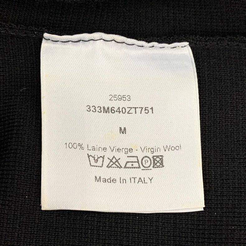Dior Dior Dark gray wool lapel long-sleeved sweater 2501-Nextarr Size US M / EU 48-50 / 2 - 6 Thumbnail