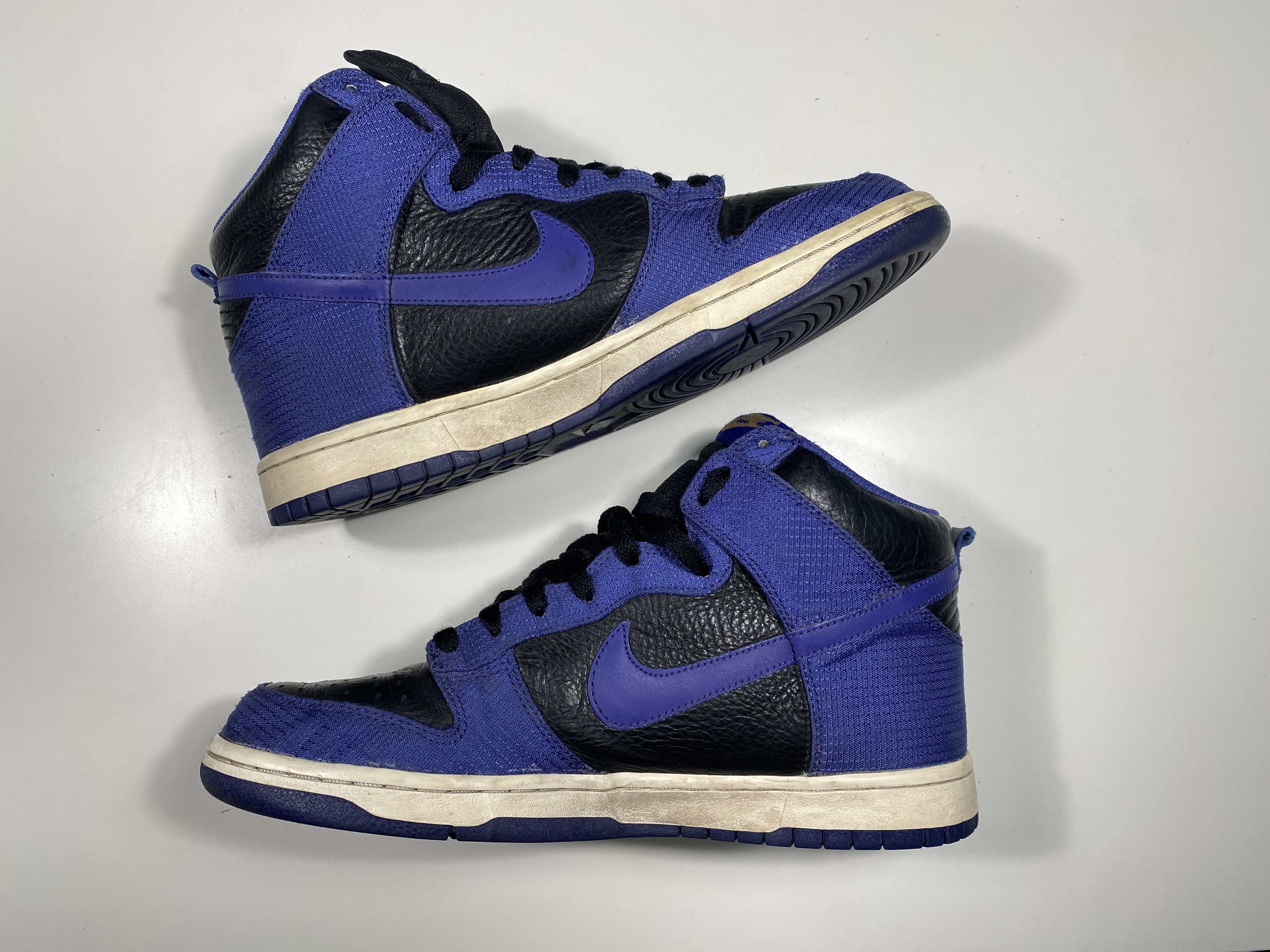 Nike 317982-008 Nike Dunk High "Wicked Purple Gold" Size US 10 / EU 43 - 9 Thumbnail