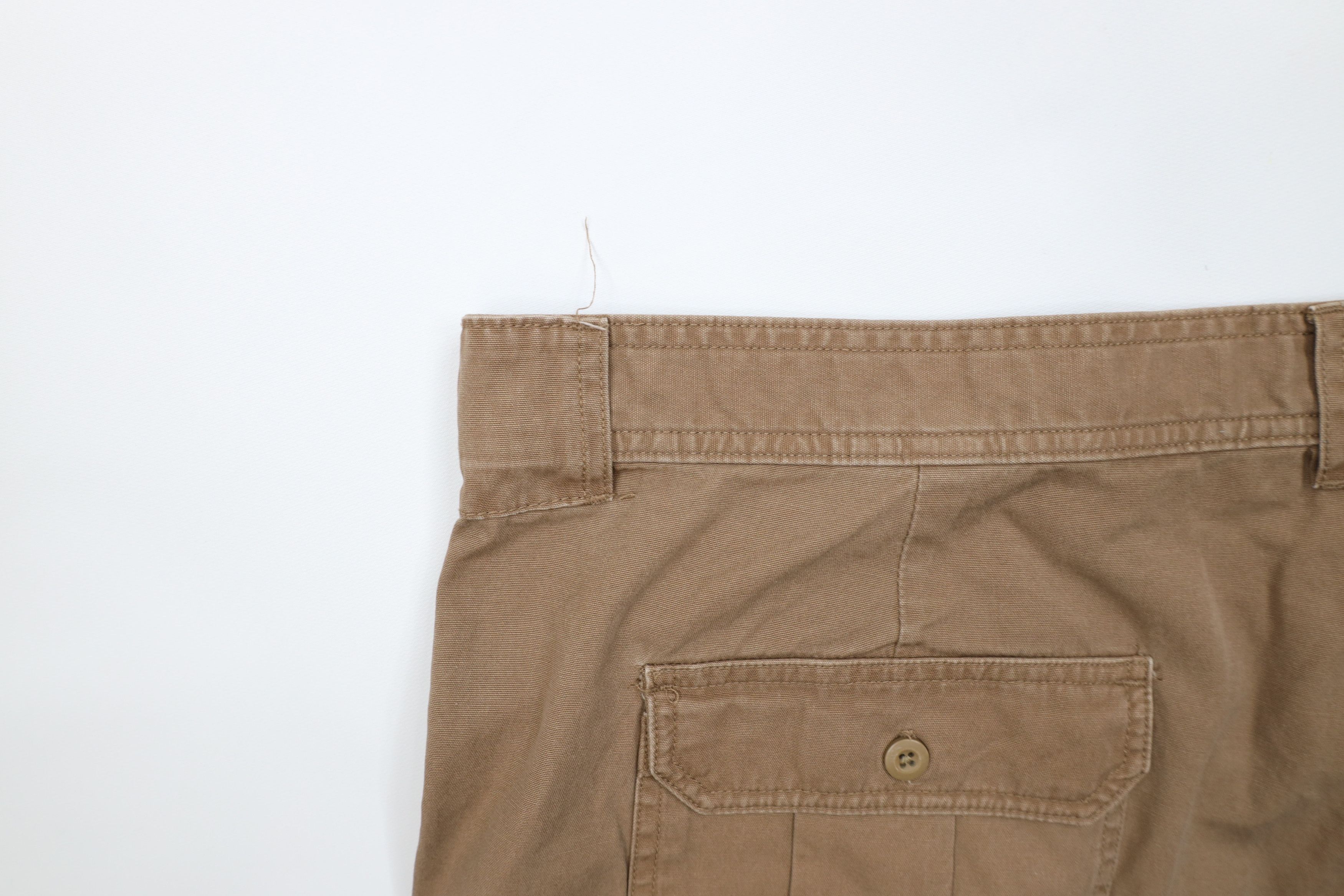 Cabelas Vintage Cabelas Knee Canvas Hiking Trekking Shorts Brown Size US 44 / EU 60 - 14 Thumbnail