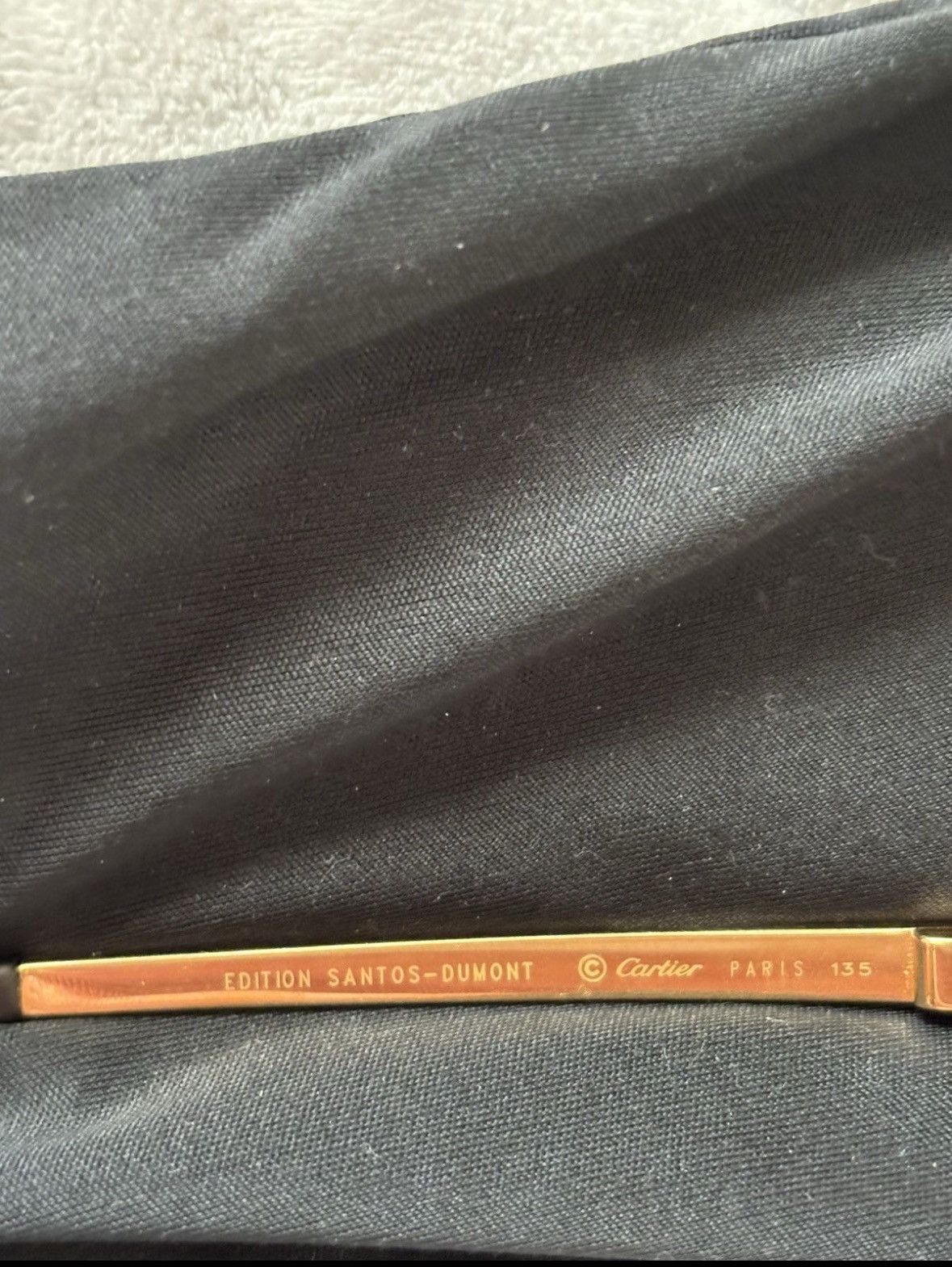 Cartier Cartier Sunglasses: Edition Santos Dumont - Calfskin Leather Size ONE SIZE - 15 Thumbnail