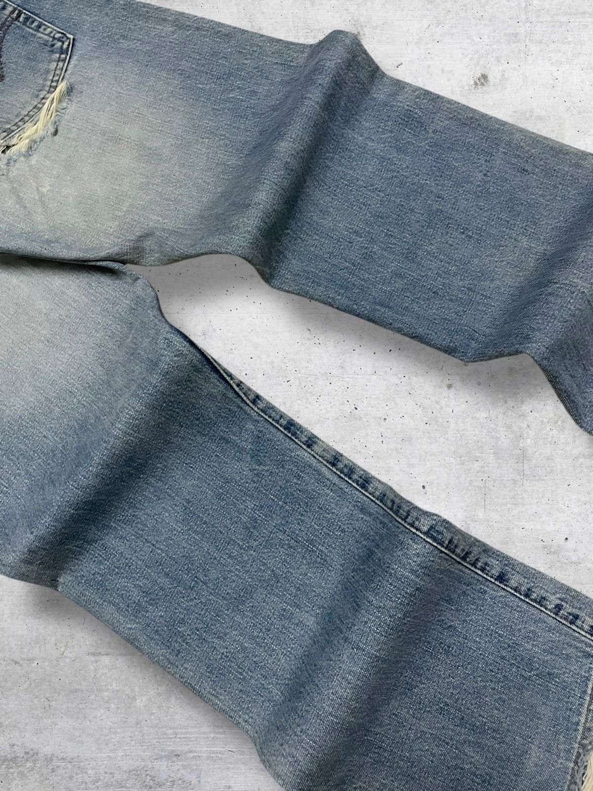 Levi's Vintage Clothing VINTAGE 502 LEVIS 1990S OG DESIGNER DISTRESSED RUGGED DENIM Size US 30 / EU 46 - 14 Thumbnail