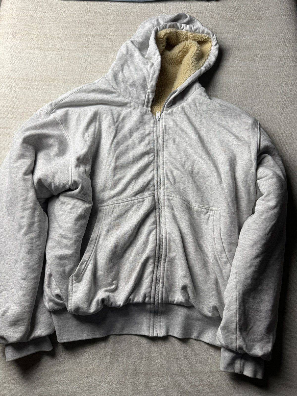 Yeezy Sherpa lined hoodie Size US M / EU 48-50 / 2 - 1 Thumbnail