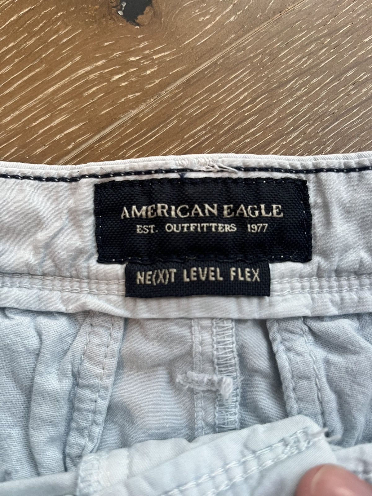 American Eagle Outfitters Light Blue American Eagle Dress Shorts Size US 26 / EU 42 - 5 Thumbnail