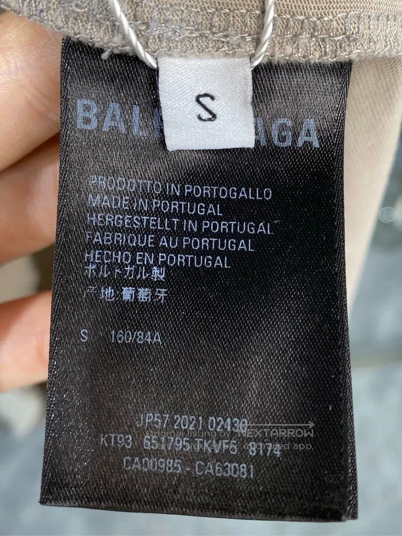 Balenciaga Balenciaga Short-sleeved T-shirt with double B mosaic, let Size US S / EU 44-46 / 1 - 7 Thumbnail