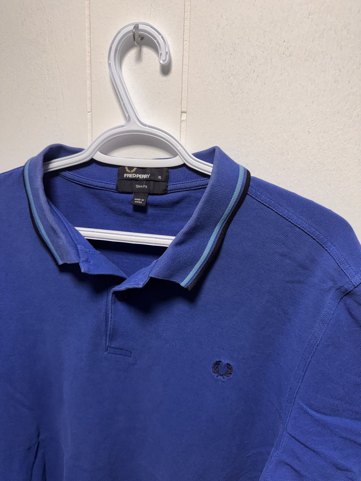 Fred Perry Fred Perry Polo Shirt Navy Blue Size US XL / EU 56 / 4 - 2 Thumbnail