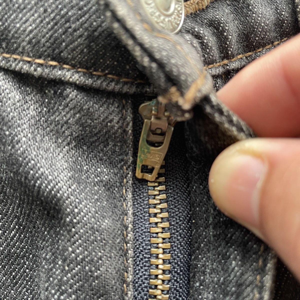 Levi's Vintage Clothing W29x29💥 Vintage Levis 503 J-22 Black Jeans Pants Denim Size US 29 - 7 Thumbnail