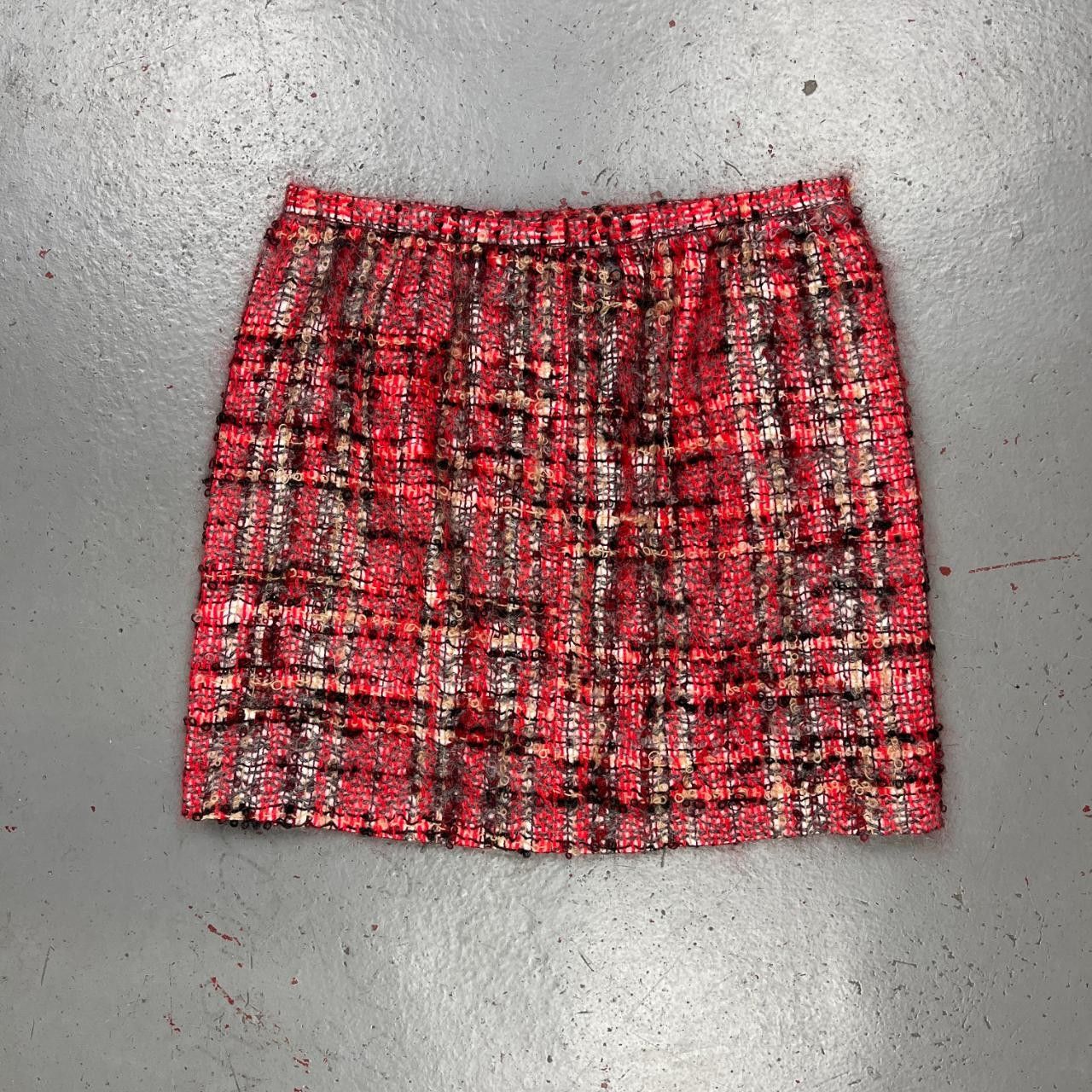 image of Junya Watanabe 2000S Pink Tweed Skirt, Women's (Size 26)