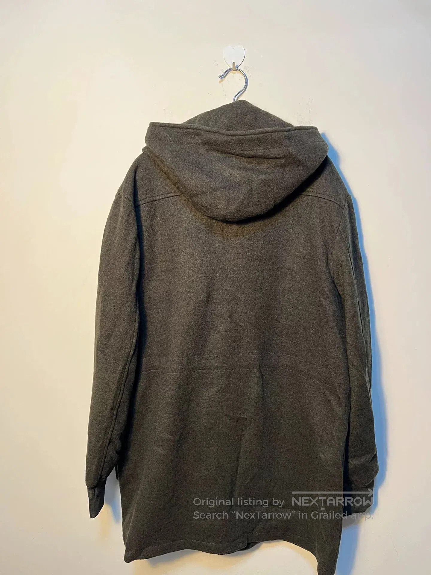 Ermenegildo Zegna Zegna Men's Wool Coat in Dark Green. Size US L / EU 52-54 / 3 - 3 Thumbnail